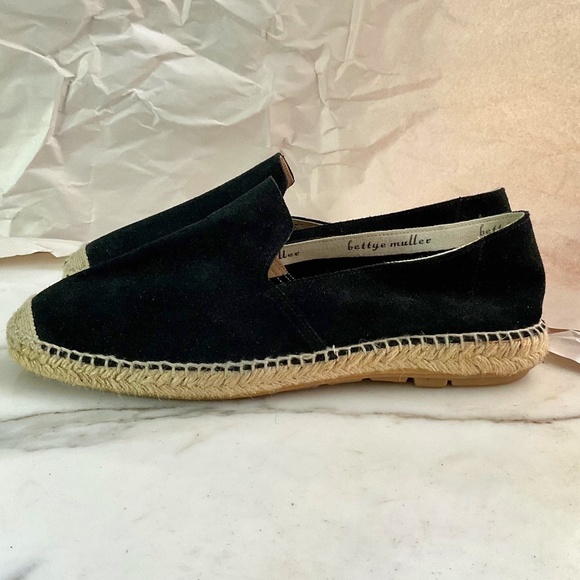 Bettye Muller Freestyle Espadrille Black Size EU 41 US 10 New Without Box - Picture 1 of 8